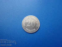 RS (31) Germania 20 Pfennig 1876 F Rare