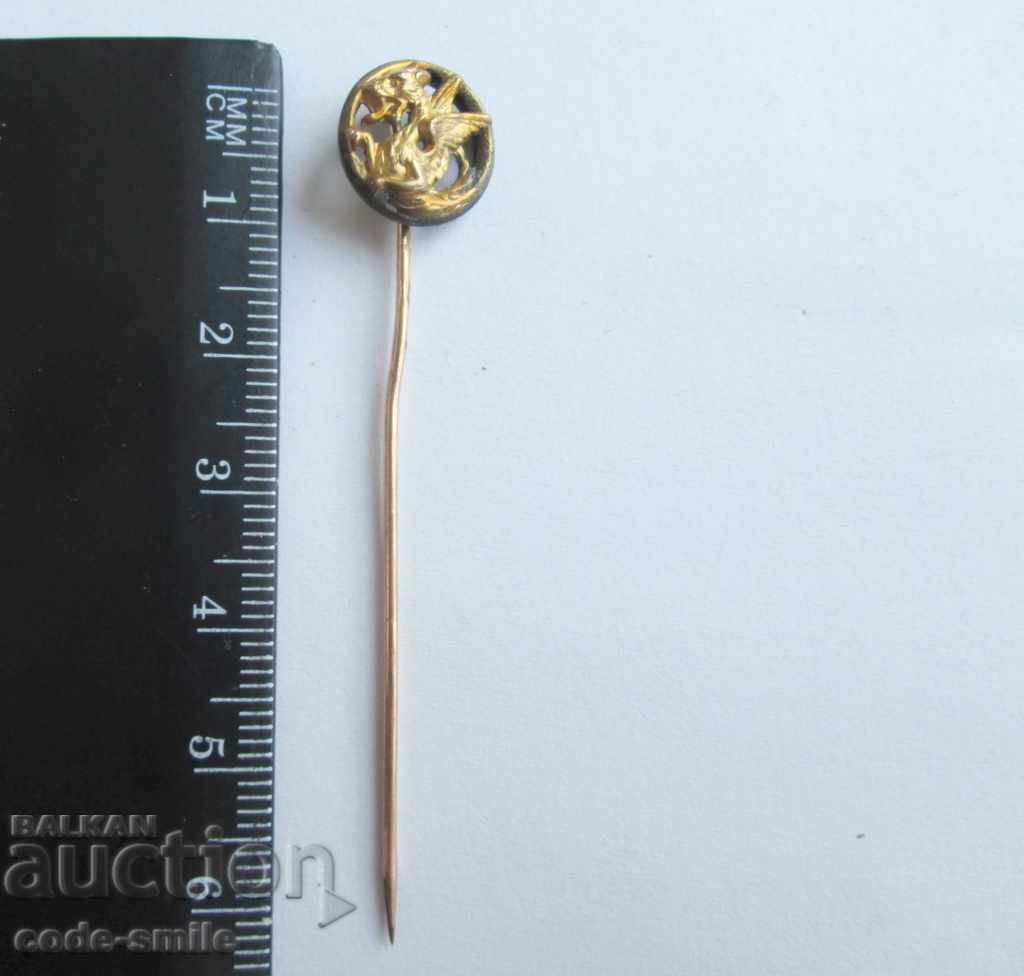 Vechi semn de pompier ac insignă Regatul Bulgariei - 5 Vechi semn de pompier ac insignă Regatul Bulgariei - 5