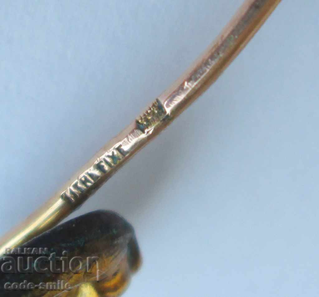 Vechi semn de pompier ac insignă Regatul Bulgariei - 6 Vechi semn de pompier ac insignă Regatul Bulgariei - 6