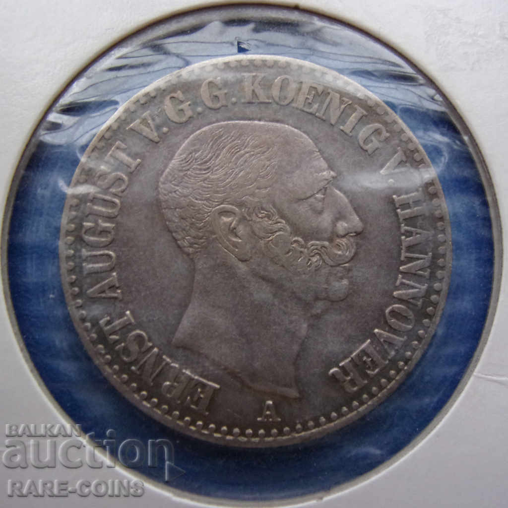 Γερμανία Αννόβερο 1 Thaler 1846 Σπάνιο πρωτότυπο με τιμή € 125.27 | 245.01 BGN