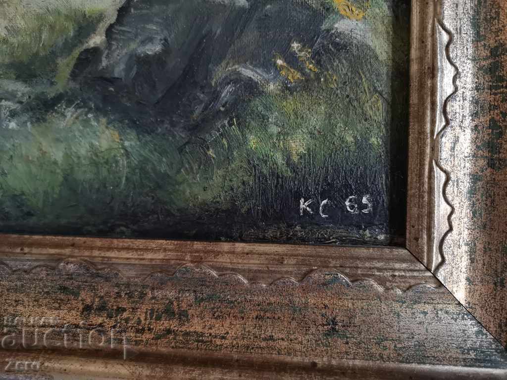 Kiril Simeonov Oil on Canvas Signed with price 1050.00 BGN | € 536.86