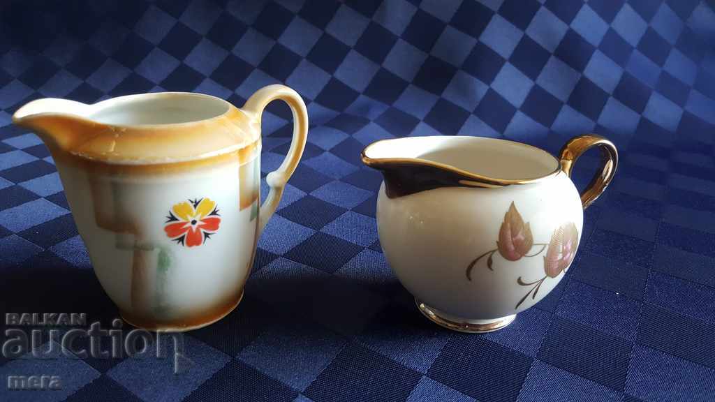 Two porcelain German jugs