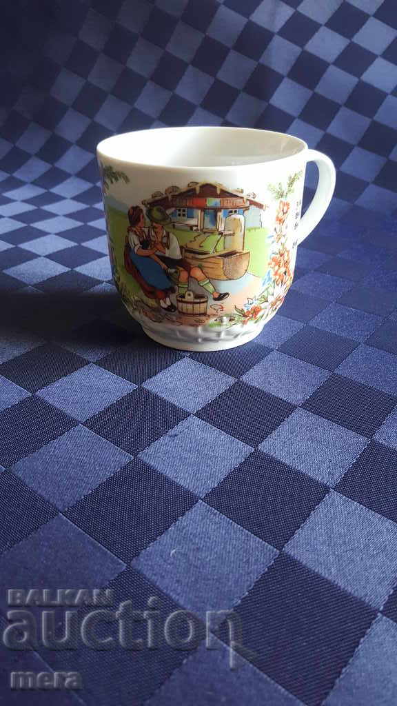 Large porcelain cup-Bavaria.