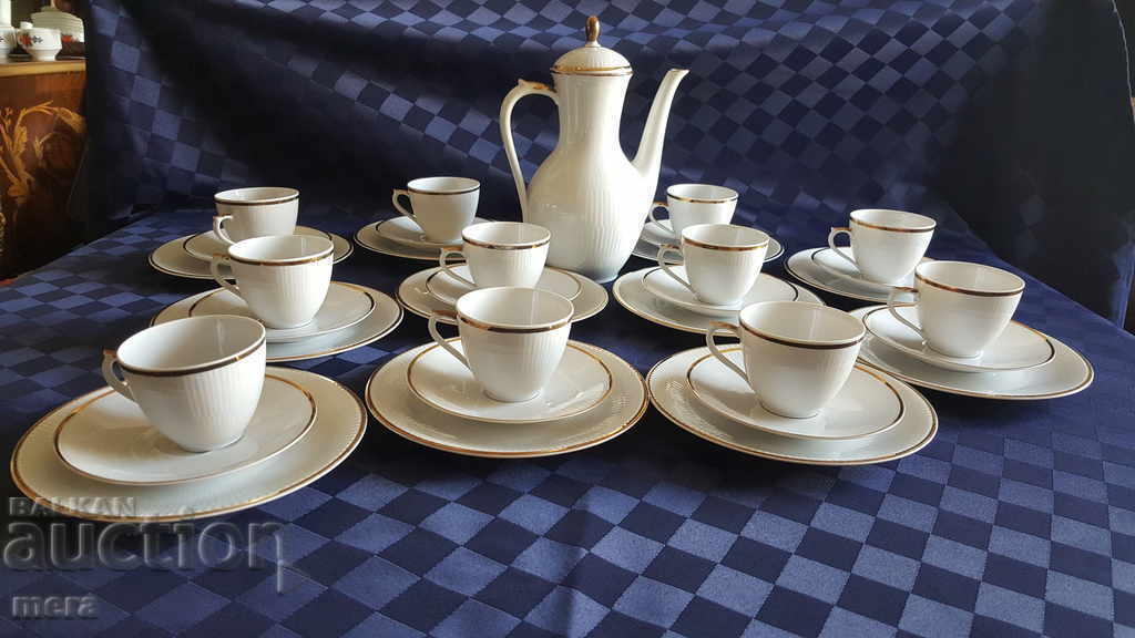 Porcelain coffee set for 11 people - Bavaria