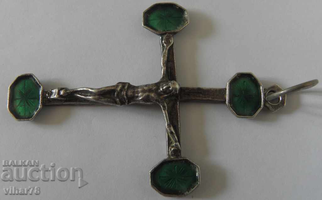 Delivery of VERY BEAUTIFUL ENAMELED SILVER CROSS Delivery of VERY BEAUTIFUL ENAMELED SILVER CROSS