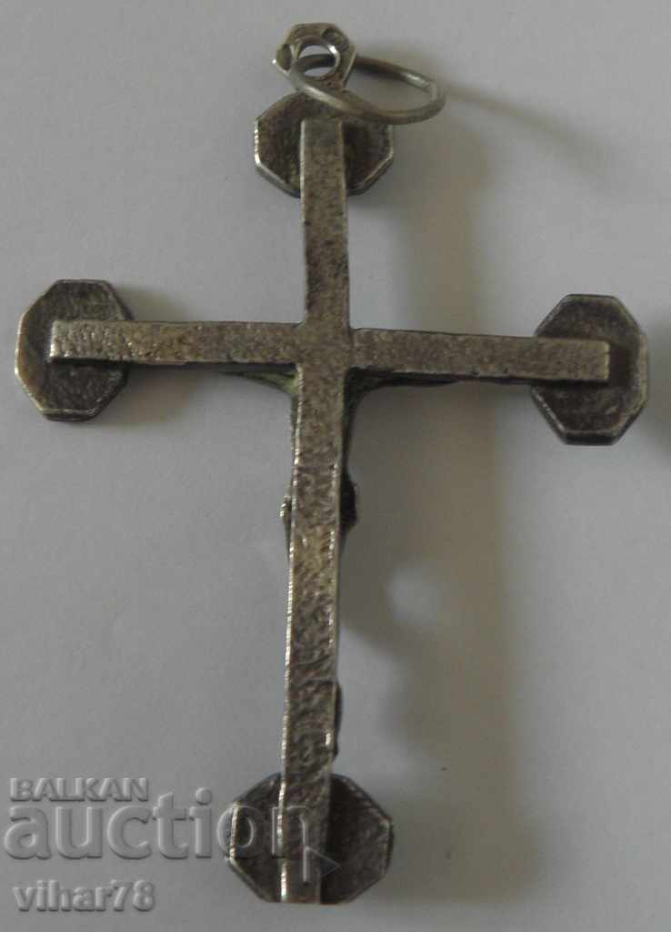 VERY BEAUTIFUL ENAMELED SILVER CROSS - 6 VERY BEAUTIFUL ENAMELED SILVER CROSS - 6