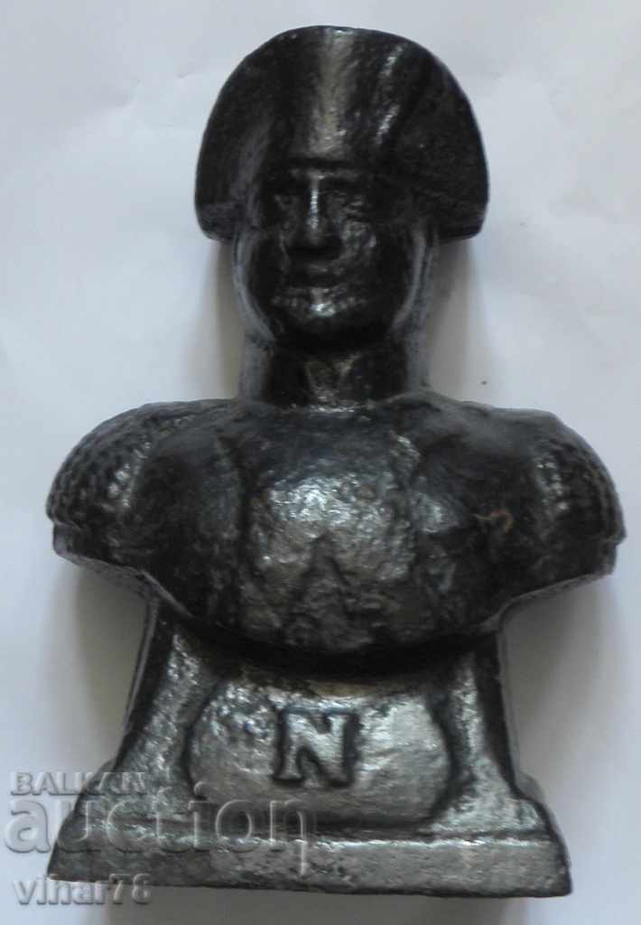 Old cast iron figure-Napoleon Bonaparte for a fireplace - 5 Old cast iron figure-Napoleon Bonaparte for a fireplace - 5