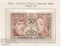 1956. Франция. Френско - латино-американско приятелство.