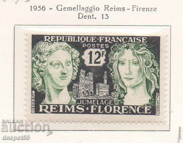 1956. Γαλλία. Γαλλική-Λατινική Αμερική φιλία.