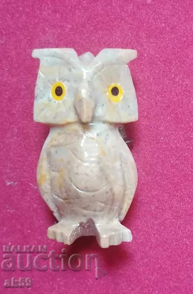 Owl from steatitis.