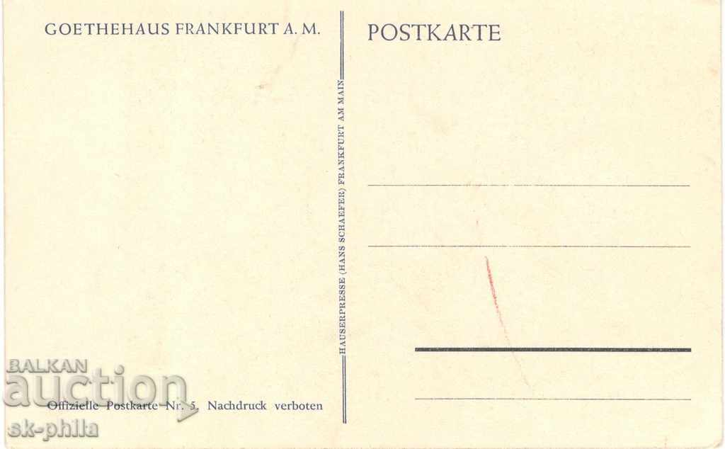 Old postcard - Frankfurt, Goethe's House - Stairs with price 1.00 BGN | € 0.51 Old postcard - Frankfurt, Goethe's House - Stairs with price 1.00 BGN | € 0.51