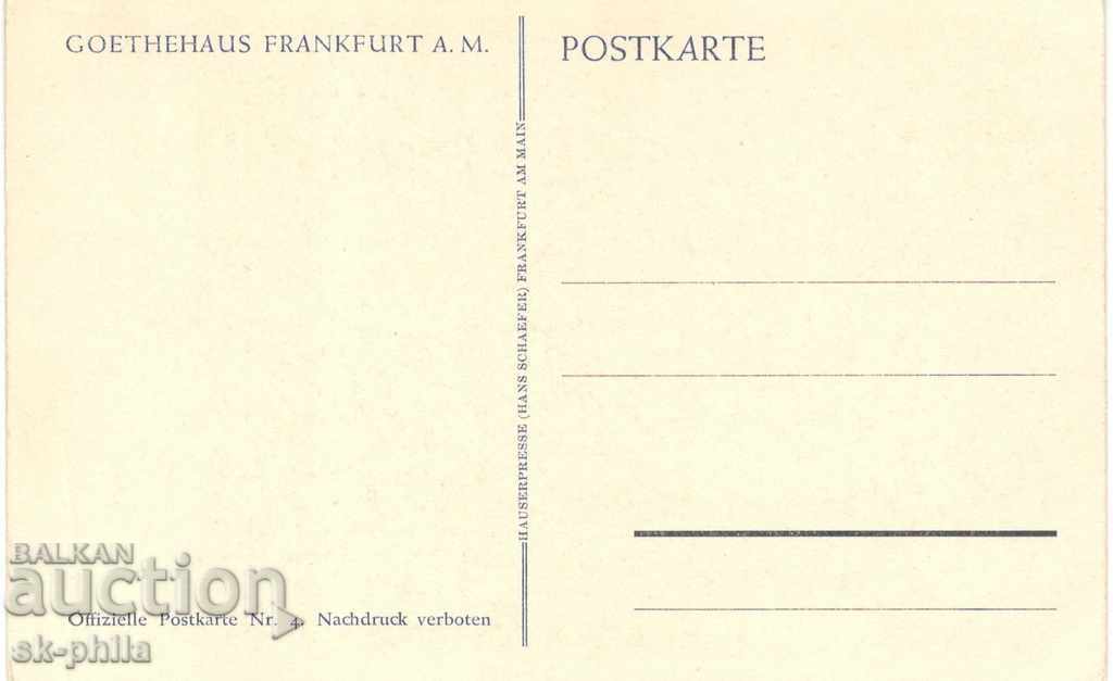 Old postcard - Frankfurt, Goethe's House - Kitchen with price 1.00 BGN | € 0.51