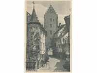 Old postcard - Merseburg, View