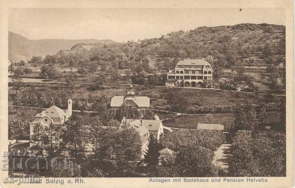 Old postcard - Bad Salzig, General view