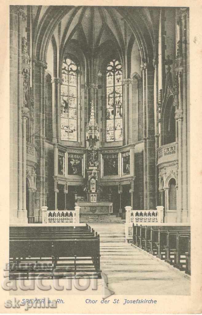 Carte poștală veche - Speyer, Vedere din catedrală