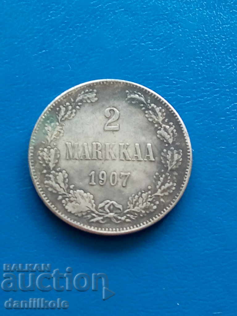 * $ * Y * $ * FINLAND IN THE RUSSIAN EMPIRE 2 MARKKA 1907 RRR * $ * Y * $ * with price 14.90 BGN | € 7.62 * $ * Y * $ * FINLAND IN THE RUSSIAN EMPIRE 2 MARKKA 1907 RRR * $ * Y * $ * with price 14.90 BGN | € 7.62