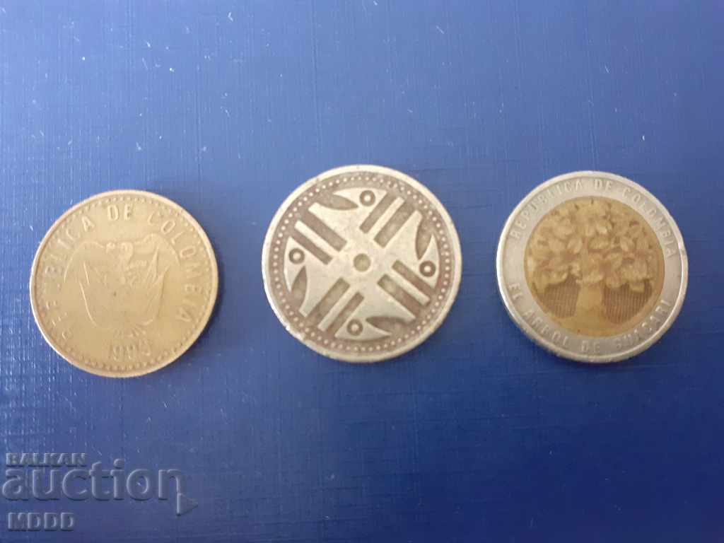 100 pesos, 200 pesos, 500 pesos Colombia with price 5.00 BGN | € 2.56 100 pesos, 200 pesos, 500 pesos Colombia with price 5.00 BGN | € 2.56