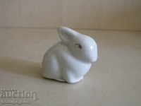 Porcelain rabbit figure