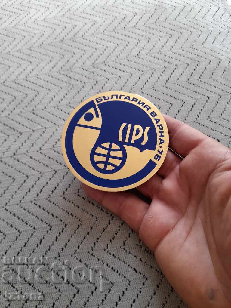 Old sticker, CIPS Varna 76 with price 6.00 BGN | € 3.07 Old sticker, CIPS Varna 76 with price 6.00 BGN | € 3.07