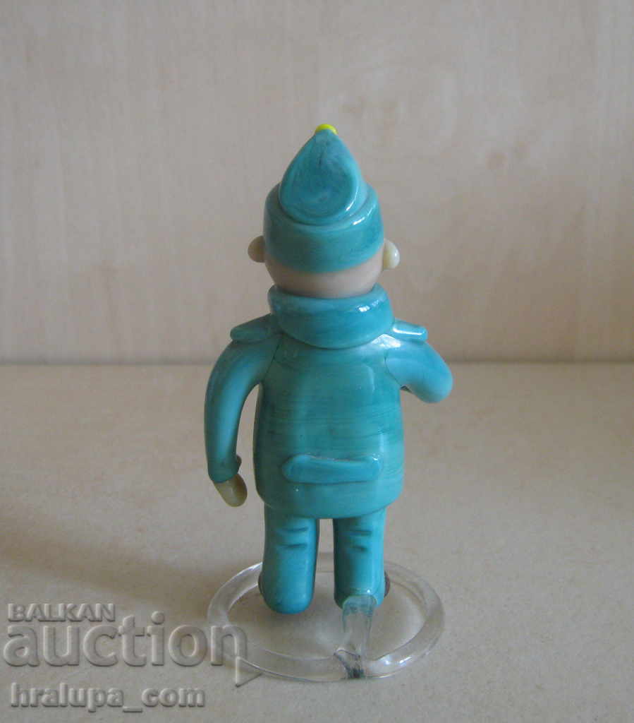 Δημοπρασία Παλιά γυάλινη φιγούρα στρατιώτη Σβάικ χειροποίητη Τσέχικη Δημοπρασία Παλιά γυάλινη φιγούρα στρατιώτη Σβάικ χειροποίητη Τσέχικη