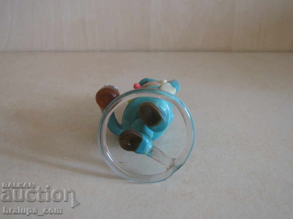 Παράδοση Παλιά γυάλινη φιγούρα στρατιώτη Σβάικ χειροποίητη Τσέχικη Παράδοση Παλιά γυάλινη φιγούρα στρατιώτη Σβάικ χειροποίητη Τσέχικη