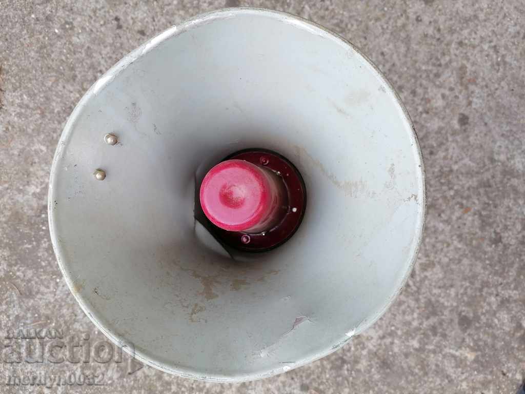 Auction  Police megaphone funnel