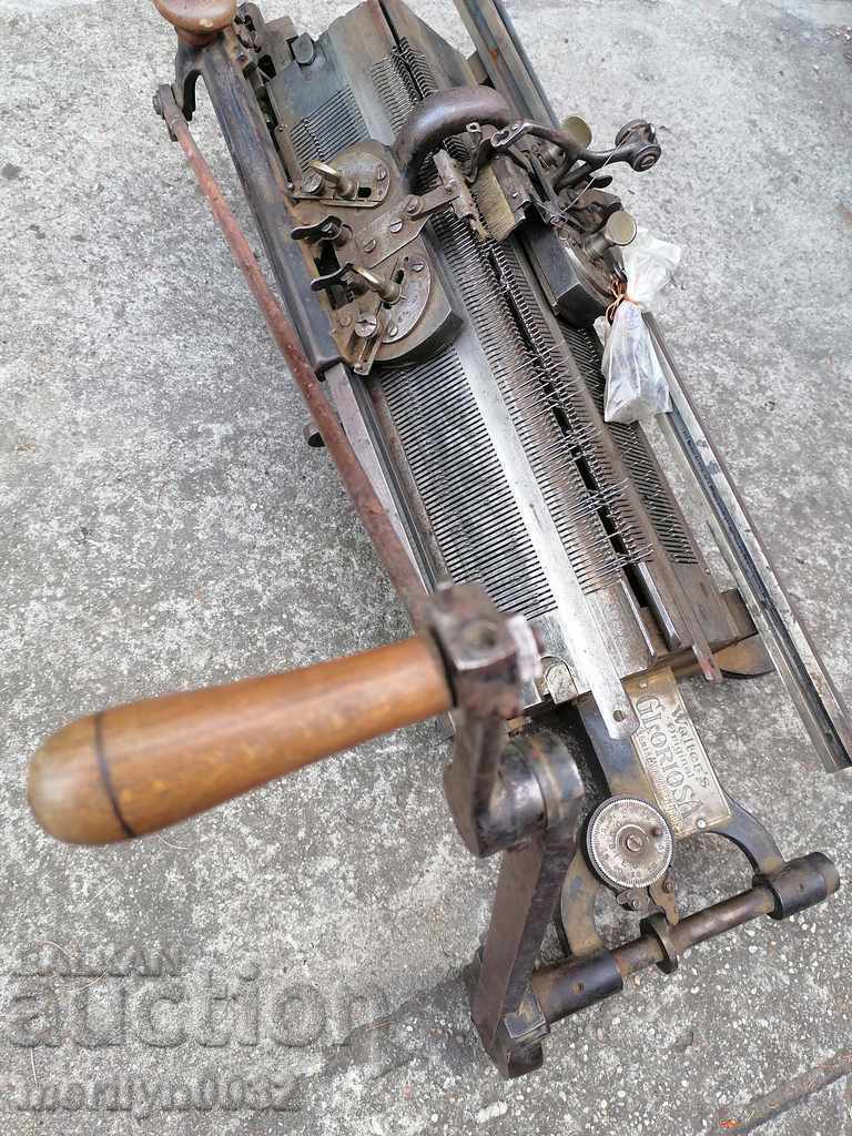 Old German knitting machine Gloriosa by Walters & Co - 5 Old German knitting machine Gloriosa by Walters & Co - 5