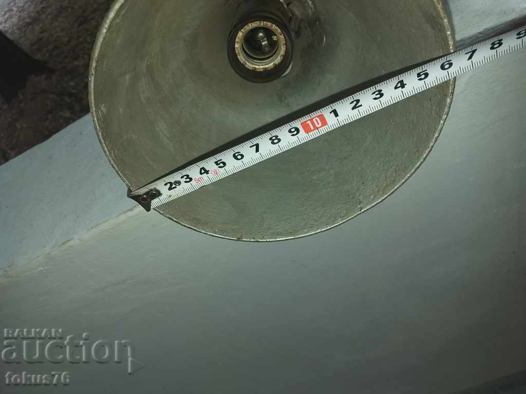 Old industrial lamp with a very strong stand. Unique. - 6 Old industrial lamp with a very strong stand. Unique. - 6