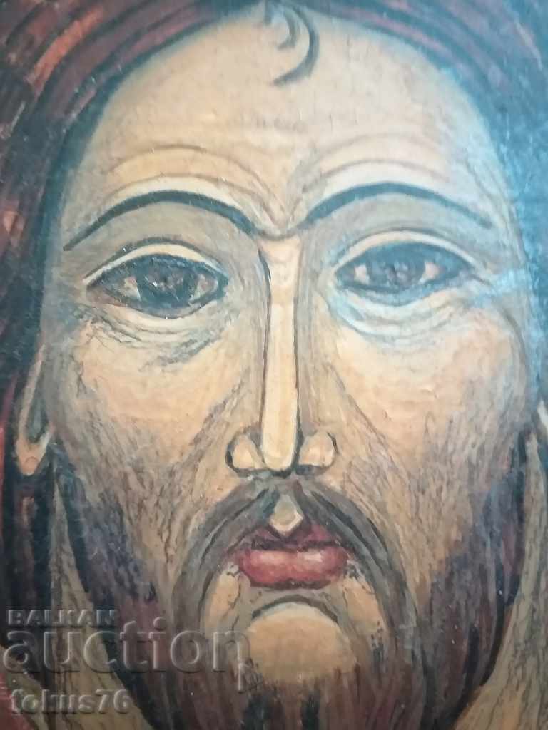 An old hand-painted icon in excellent condition, Jesus Christ with price 180.00 BGN | € 92.03 An old hand-painted icon in excellent condition, Jesus Christ with price 180.00 BGN | € 92.03