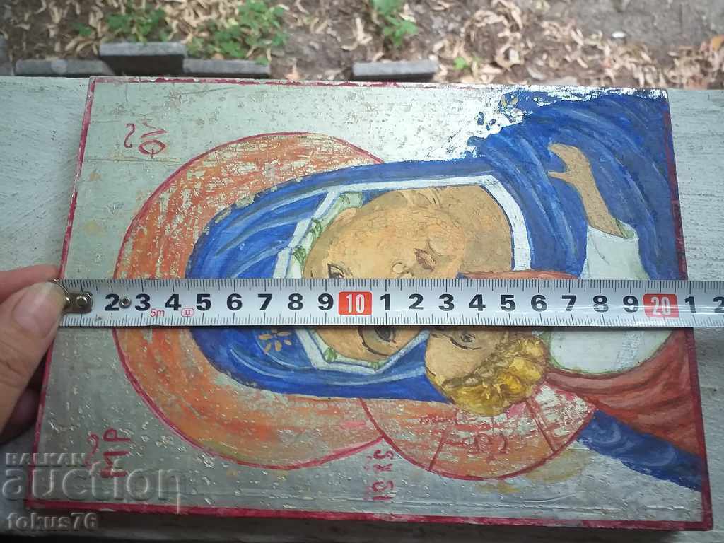 Old hand painted icon in excellent condition - 7 Old hand painted icon in excellent condition - 7