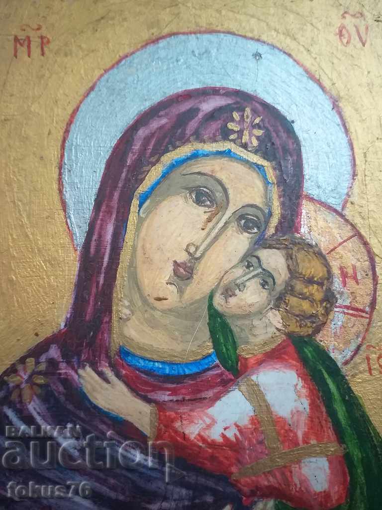 Παλιά χειροποίητη εικόνα σε άριστη κατάσταση Παναγία με με τιμή 130.00 BGN | € 66.47 Παλιά χειροποίητη εικόνα σε άριστη κατάσταση Παναγία με με τιμή 130.00 BGN | € 66.47