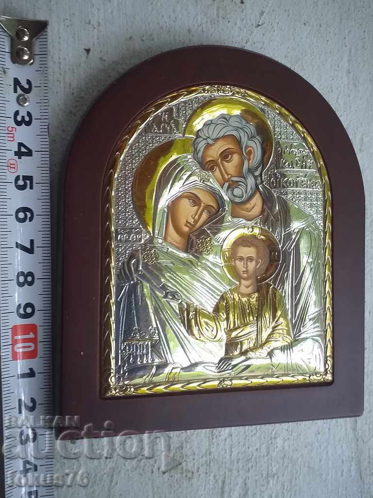 A beautiful silver icon with gilding and a certificate with price 109.00 BGN | € 55.73 A beautiful silver icon with gilding and a certificate with price 109.00 BGN | € 55.73