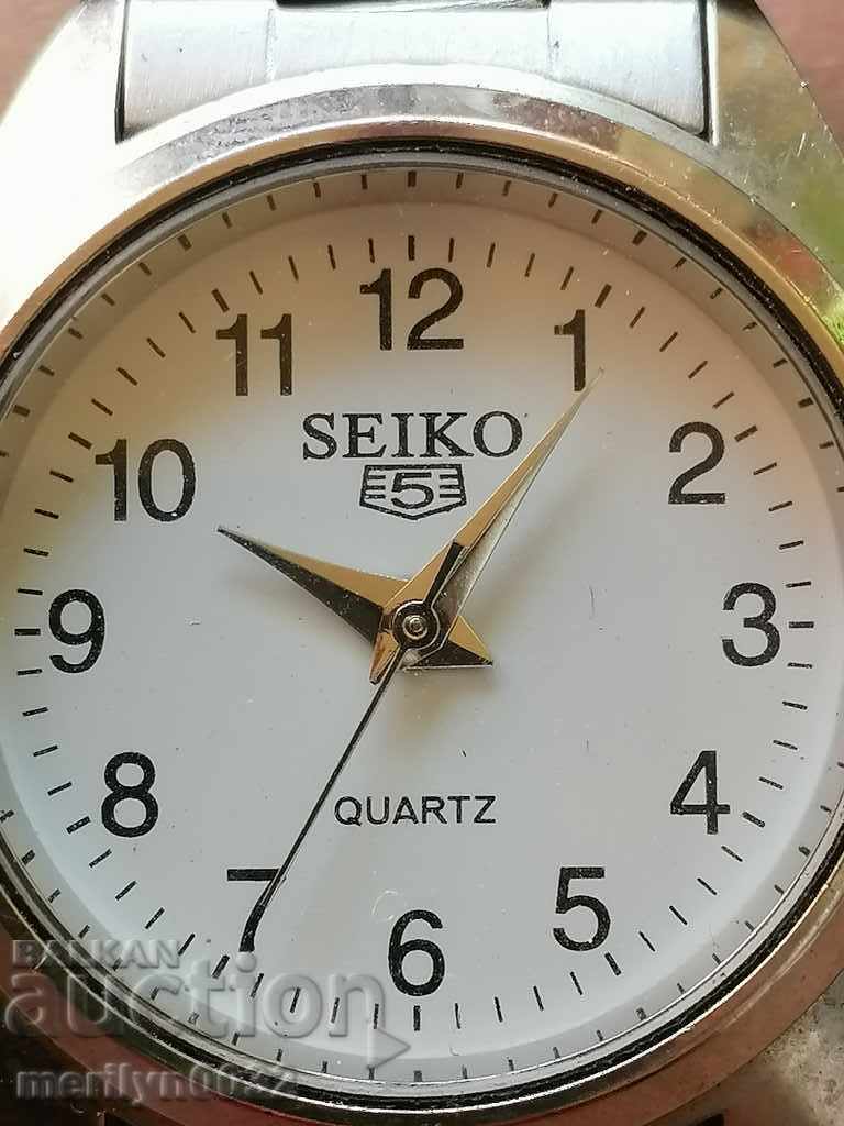 Seiko wristwatch 5 second hand, WORKS - 7 Seiko wristwatch 5 second hand, WORKS - 7