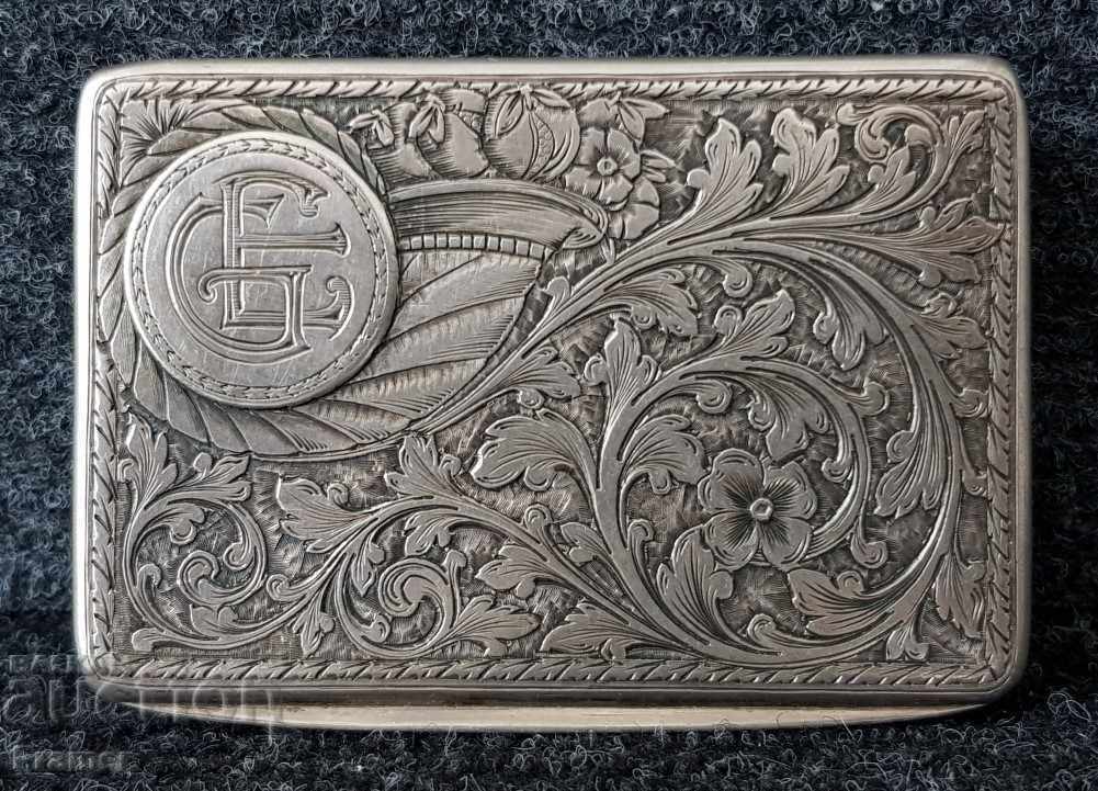 Silver snuff box Art Nouveau - 5 Silver snuff box Art Nouveau - 5