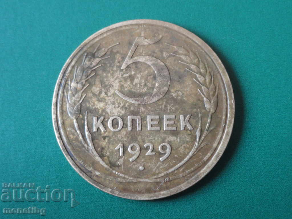 Auction  Russia (USSR) 1929 - 5 kopecks