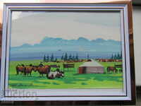 Series of traditional painting paintings - Mongolia - 12-6