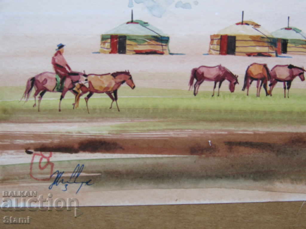 Παράδοση +Σειρά παραδοσιακών πινάκων ζωγραφικής - Μογγολία - 12-6 Παράδοση +Σειρά παραδοσιακών πινάκων ζωγραφικής - Μογγολία - 12-6