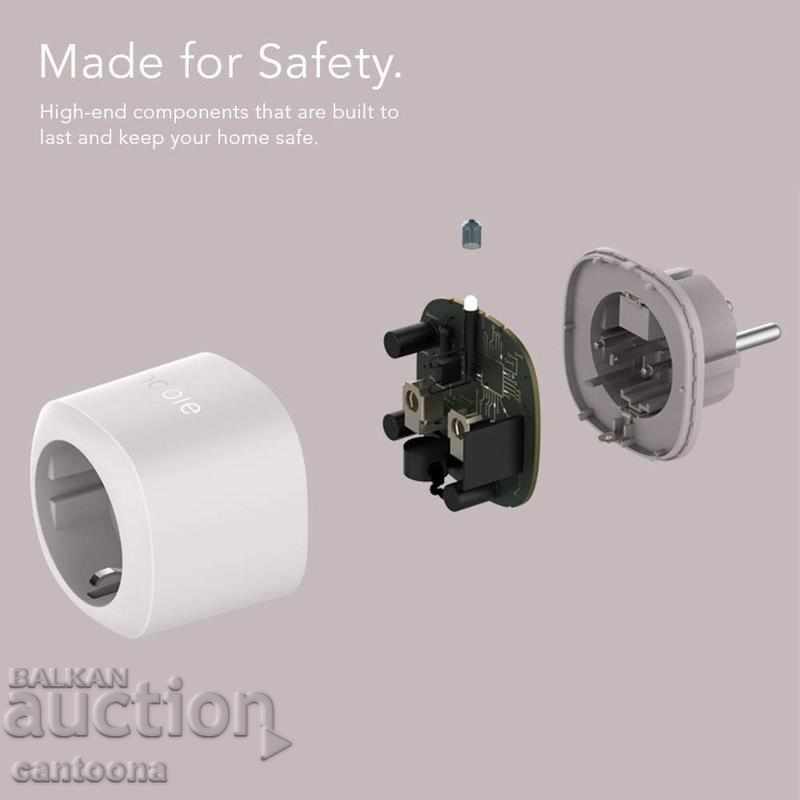 Smart WiFi contact, Alexa and Google Assistant, 10A-2500W with price 23.98 BGN | € 12.26 Smart WiFi contact, Alexa and Google Assistant, 10A-2500W with price 23.98 BGN | € 12.26