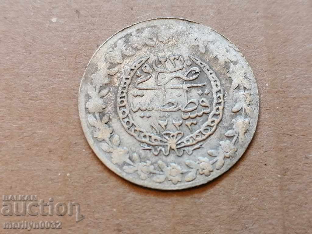 Δημοπρασία Οθωμανικό νόμισμα 2,9 γραμμάρια αργύρου 465/1000 Mahmud 2nd Δημοπρασία Οθωμανικό νόμισμα 2,9 γραμμάρια αργύρου 465/1000 Mahmud 2nd