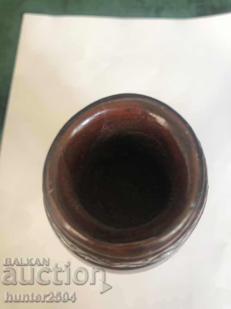 Auction  Candlestick-Africa, mahogany, 24 cm