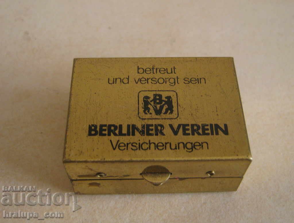 Metal old box Berliner Verein
