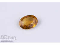 Yellow sapphire 0.45ct oval only heated