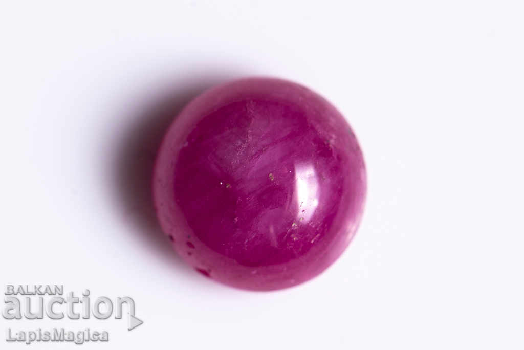 Ruby 1.47ct cabochon 6.1mm only heated
