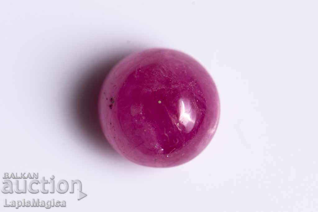 Ruby 1.94ct cabochon 6.3mm only heated