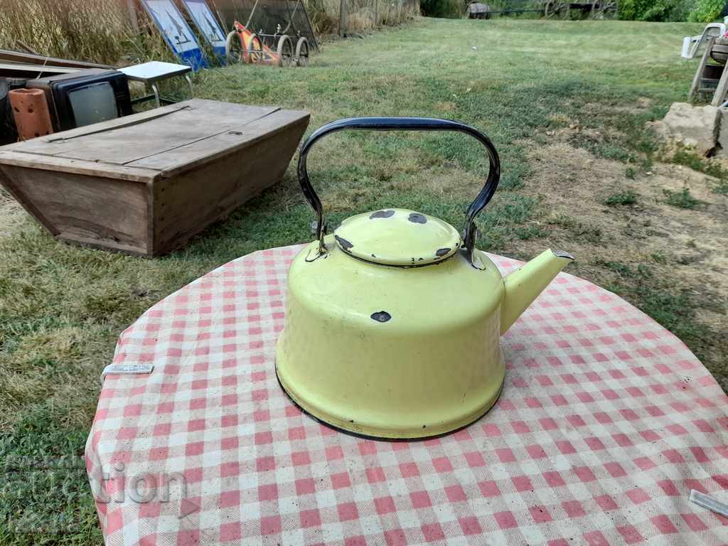Old enamel teapot Old enamel teapot