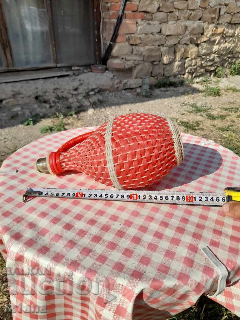 Old woven demijohn - 7 Old woven demijohn - 7