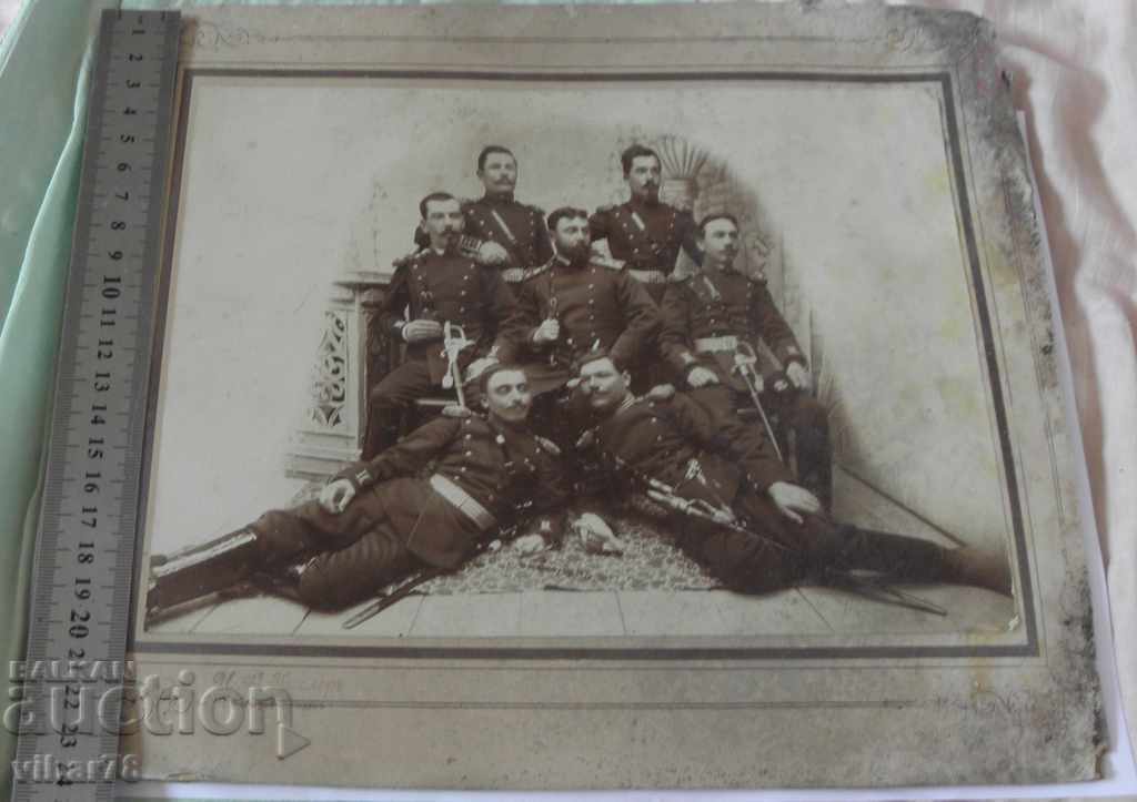 Delivery of Large old military photo