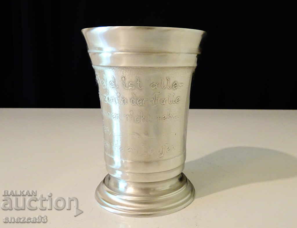 Delivery of Tin wine cup for a rich table, feast, wedding Delivery of Tin wine cup for a rich table, feast, wedding
