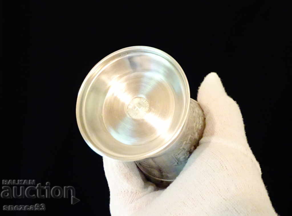 Tin wine cup for a rich table, feast, wedding - 7 Tin wine cup for a rich table, feast, wedding - 7