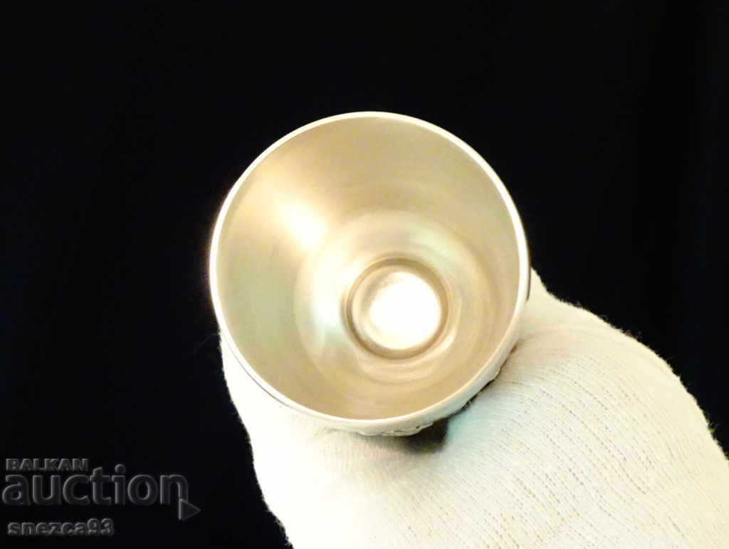 Tin wine cup, paintings for the old post offices - 6 Tin wine cup, paintings for the old post offices - 6